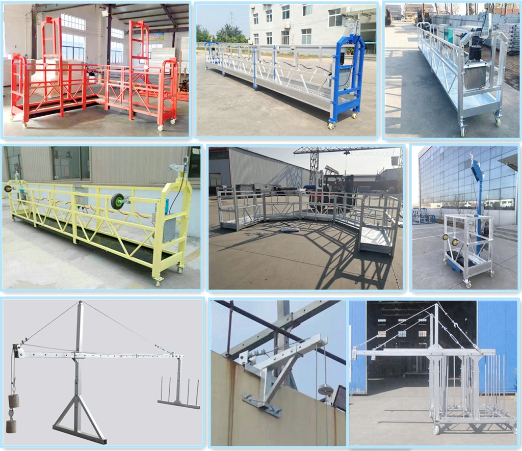 Zlp Type Good Quality Wire Rope Suspended Platform