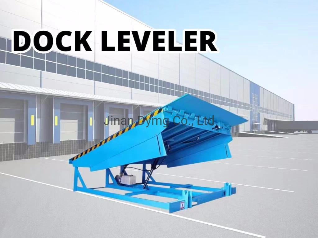Factory Dock Leveler 6 Ton 8 Ton Stationary Dock Ramp Forklift Working Loading and Unloading Bridge Platform