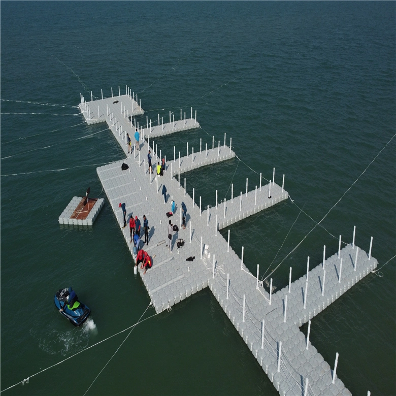 Cheap Price Hot Sell Water Plastic Floating Dock Cubes Pontoon Bridge Platform for Yacht Boat