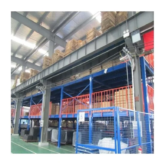 SP168 Rack supported mezzanine floor strong load capacity steel structure platform