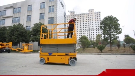14m Electric Scissor Lift with 500kg Lifting Capacity