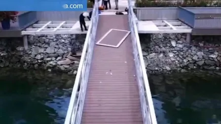 Marina Floating Pontoon Dock Platform or Bridge Design